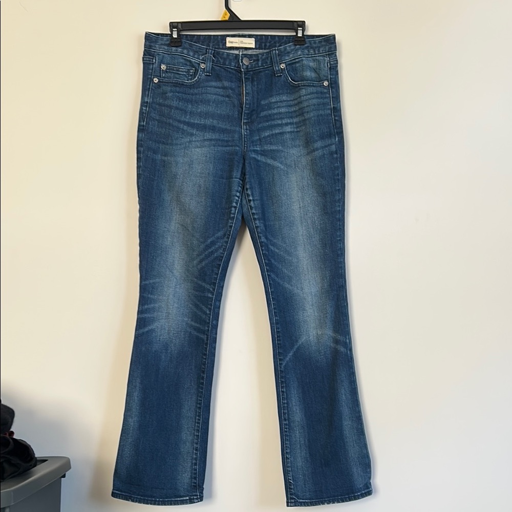 GAP Blue Flare Wide Leg Jeans Size 30short